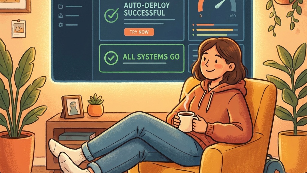 Developer Relaxing with Automation