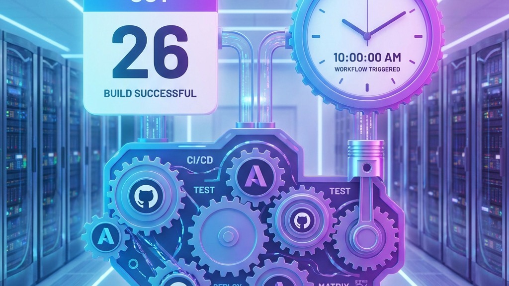 GitHub Actions Scheduled Publish Concept